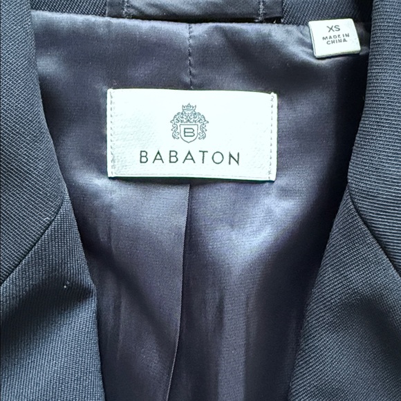 Aritzia Babaton Agency Dark Night Navy Oversized Blazer XS - Picture 5 of 6